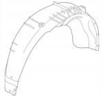 Hyundai Santa Fe IV 2020- Po Fl jobb hátsó kerékdob Hibrid 86822S1500 86822-S1500