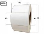  40x30 mm fehér Fóliás 1000 db öntapadós címke gyantabetétekhez (efol-40-30-1000-40-akr-pp)