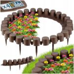 Vilde 4x Kerti Palisada barna kerítés border gyepszegély ágyás 220 cm (5900670115040)