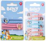  DISNEY Pöttyös Bluey hajcsatt és hajgumi szett/14 db