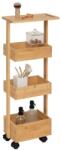 5five Simple Smart Raft bambus Tabllete, 33 x 18 x H 89 cm Raft