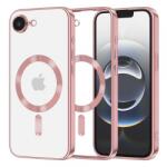 Techsuit Husa MagSafe pentru Apple iPhone 16e, Techsuit, Luxury Crystal, Roz (hs/344384)