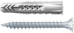 Fischer Univerzális dübel UX R S 8 x 50 - peremmel és csavarral, 25 db/csomag (94760)