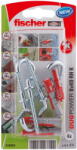 Fischer DUOPOWER dübel 8 x 40 RH K NV - körkampóval, bliszteres, 4 db/csomag (535003) - metacsavar