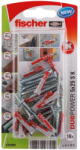 Fischer DUOPOWER dübel 5 x 25 S K NV - csavarral, bliszteres, 18 db/csomag (534996)