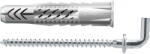 Fischer Univerzális dübel UX WH 6 x 35 - peremmel és derékszög kampóval, 25 db/csomag (94408)