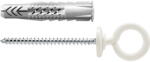 Fischer Univerzális dübel UX OH N 8 x 50 - peremmel és szemes csavarral (fehér bevonattal), 25 db/csomag (94414)
