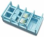 Flippy Dispenser de Banda Adeziva, Flippy, Suport pentru Banda Adeziva pentru Birou, Scoala, din Plastic, 15, 5 x 7, 7 x 7, 4 cm, Albastru Pastel (164678)