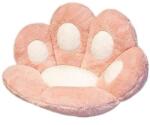 Flippy Perna Decorativa, Flippy, Model Laba de Pisica, din Plus, pentru Scaun/Canapea/Podea, 80 x 70 cm, Roz (133449)