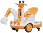 Flippy Excavator Electric, Flippy, pe 4 Roti Antiderapante, cu Telecomanda, Brat Controlat Electric, cu Telecomanda, +2 Ani, Galben (131952)