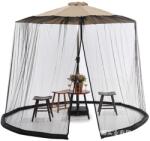 Flippy Plasa anti-tantari si insecte Flippy, pentru umbrela de soare, inaltime 2.4 m, diametru 3.8 metri, circumferinta negru (122956)