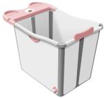 Flippy Cada Pliabila pentru Baie, Flippy, din PP+TPE, pentru Copii +6 Luni, Model Ursulet, Scaun de Interior, Detasabil, 82 x 50 x 54 cm, Roz (133539)