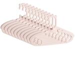 Flippy Set 10 Umerase pentru Copii, Flippy, Potrivite pentru Uscarea si Depozitarea Hainelor de Bebelusi, 28x16.7 cm, Roz (126719)