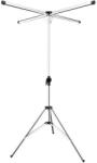 Flippy Uscator de Rufe, Flippy, Pliabil, Telescopic, 4 Brate, din Otel Inoxidabil, Rezistent la Vreme Rea, Gri (125909)