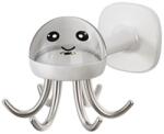 Flippy Suport Cuier pentru Perete, Flippy, Model Caracatita, Adeziv, 10 x 8.5 cm, 6 Brate, Alb (132896)