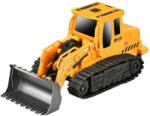 Flippy Buldozer cu Senile Jucarie pentru Copii, Flippy, Jucarie Buldozer cu Telecomanda, Jucarie de Constructie, Acumulator cu Incarcare USB, 25 x 12 x 12 cm, Galben (137443)