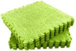 Flippy Set 10 Piese Covor tip Puzzle, Flippy, Spuma EVA, Pufos, 30 x 30 x 1 cm, Verde (128903)