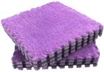 Flippy Set 10 Piese Covor tip Puzzle, Flippy, Spuma EVA, Pufos, 30 x 30 x 1 cm, Mov (128902)