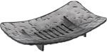 Flippy Savoniera din Plastic Flippy, 15 x 9 cm, cu Scurgere Apa, Design Modern, Gri (132992)