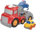 Flippy Camion Tractare Cu Frictiune Oraselul Agitat, Cu Lumini Si Sunete, Jucarie Interactiva Depanare Auto Copii, Masina De Remorcare Cu Brat Mobil Si Masinuta Inclusa, Vehicul Salvare, Pentru Copii 3+ Ani,