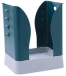 Flippy Cos de Gunoi Extensibil, Flippy, din Plastic, Reglabil, Pliabil, Versatil, pentru Bucatarie, Baie sau Birou, Cos Universal, 21x25x17 cm, Albastru Gri (132300) Cos de gunoi