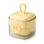 Flippy Rola pentru scame, Flippy, Indreptator de Scame Laviabila, forma de Cub din plastic, Portabil si Dragut 6 x 4.3 x 4.3 cm, Crem (164681)