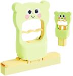 Flippy Mini Mop, Flippy, de Mana, Pliabil, Model Ursulet, din Plastic, 9 x 15 x 15 cm, Verde (164065)