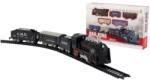 Flippy Trenulet Electric Cu Sina Si Vagoane Pentru Copii, Set Locomotiva Cu 4 Vagoane Tip Marfa Si Pasageri, Jucarie Tren Interactiv Cu Circuit Feroviar, Set Tren Express Cu Sina Modulara Pentru Joaca Copii 