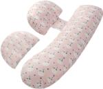 Flippy Set Perna pentru Gravide, Flippy, Husa Detasabila, Utilizare in Forma H si U, Reglabila, Latime Ajustabila, Proactive, Roz Deschis (128250)