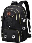 Flippy Rucsac Multifunctional pentru Calatorie, Flippy, pentru Alpinism, Voiaj, Drumetii, din Panza Oxford, 34x16x52 cm, Negru (133423) Rucsac tura