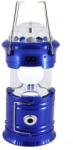 Flippy Lanternă pliabilă de camping Magic cool cu lampă disc și USB Flippy, Lanterna, Felinar, Acumulator 1200 mAh, reincarcabila, 6 LED + 1 W + 3C culori, Albastru (124110)