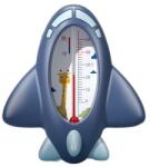 Flippy Termometru pentru Baie, Flippy, Plutitor, Rezistent la apa, Multifunctional, Model Avion, 11x10x4 cm, Albastru (133351) Termometru apa de baie