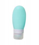 Flippy Recipient Portabil din Silicon Elegant de Voiaj, Sticla de Calatorie, Flippy, Potrivita pentru Lotiune, Sampon si Alte Lichide, Anti-scurgere, cu Posibilitate de Reumplere, Capacitate 90mL, Verde (126