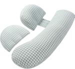 Flippy Set Perna pentru Gravide, Flippy, Husa Detasabila, Utilizare in Forma H si U, Reglabila, Latime Ajustabila, Proactive, Albastru (128249)