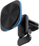 Flippy Incarcator Wireless Auto pentru Telefon, Flippy, Statie de Incarcare Magnetica Auto pentru Masina, 15W, 7 x 7 x 6.3 cm, Compatibil cu iOS/Android, Negru (165042)