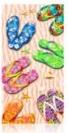 Flippy Prosop de Plaja, Flippy, Model Practic pentru Utilizare Zilnica, Material Textil Usor si Absorbant, Uscare Rapida, Atingere Placuta si Confort dupa Baie sau Inot, Ideal pentru Plaja, Picnic, Piscina,  Prosop