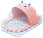 Flippy Husa Anti-Tantari, Flippy, Pliabila, Protectie 360 Grade, Parasolar, 0-1 An, 60 x 55 x 5 cm, Roz (136827)