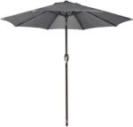 Flippy Umbrela Terasa/Gradina Flippy , Inaltime 2, 5 m, Diametru 2.30 m, Manivela/Inclinare, Gri (122948)