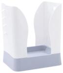 Flippy Cos de Gunoi Extensibil, Flippy, din Plastic, Reglabil, Pliabil, Versatil, pentru Bucatarie, Baie sau Birou, Cos Universal, 21x25x17 cm, Alb Gri (132301) Cos de gunoi