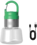 Flippy Lampa Portabila, Flippy, de Voiaj/Camping, Incarcare USB, IPX5, LED RGB, din ABS, 300 mAh, 10 x 5.5 x 5.5 cm, Verde (164147)