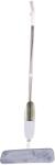 Flippy Mop plat, Flippy, cu pulverizator, pentru uz casnic, plastic, rezerva de mop din microfibra, 125x40 cm, Alb/Mov (125243)