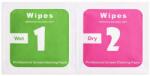 Flippy Set 300 Servetele Curatare Ecran, Flippy, Umed Cu Alcool si Uscat, 4 x 4 cm, Pentru Telefon si Tableta, Verde/Roz (13007)