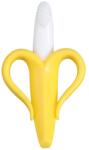 Flippy Jucărie pentru Dentiție Bebeluși, Flippy, Banană cu Mânere Ergonomice, Silicon Non-Toxic Fără Miros, Suprafață Texturată pentru Calmarea și Masarea Gingiilor, 10.5 x 5.9 cm, Galben (125022)