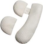 Flippy Set Perna pentru Gravide, Flippy, Husa Detasabila, Utilizare in Forma H si U, Reglabila, Latime Ajustabila, Proactive, Crem (128246)