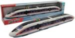 Flippy Tren De Mare Viteza Pentru Copii Tip City Train, Jucarie Locomotiva Moderna Cu Design Realist, Tren Pasageri Lung Cu Detalii Aerodinamice, Jucarie Transport Feroviar Pentru Joaca Si Colectie Copii 3+ 