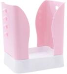 Flippy Cos de Gunoi Extensibil, Flippy, din Plastic, Reglabil, Pliabil, Versatil, pentru Bucatarie, Baie sau Birou, Cos Universal, 21x25x17 cm, Roz Alb (132302) Cos de gunoi