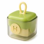 Flippy Rola pentru scame, Flippy, Indreptator de Scame Laviabila, forma de Cub din plastic, Portabil si Dragut 6 x 4.3 x 4.3 cm, Verde Matcha (164682)
