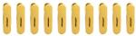 Flippy Set 10 de Cleme pentru Haine, Flippy, de Prindere pentru Pantaloni, Atasabile la Umerase, 1.6x2.3x6.35 cm, Galben (126721)