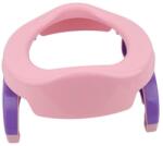 Flippy Olita Portabila 2 in 1, Flippy, Olita + Capac de Toaleta, din Plastic, Diametru 21 cm, Roz (132143) Olita