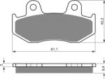 GOLDFREN Placute de frana GOLDFREN K5 (14612)